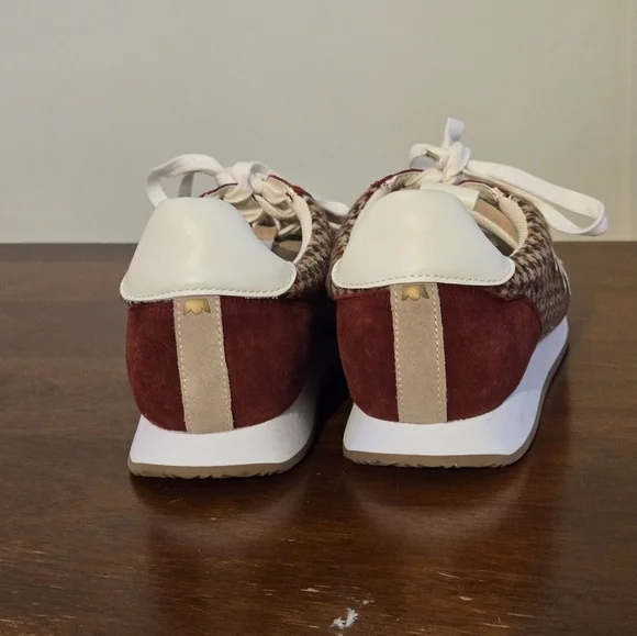 Birdies Size 8.5 Women's Roadrunner Sneaker Primary Plaid - Picture 3 of 13